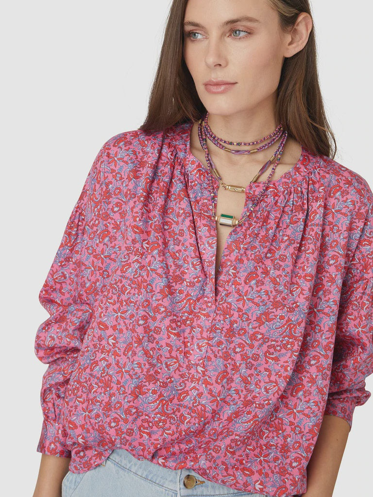 Romi Top Pink Flora