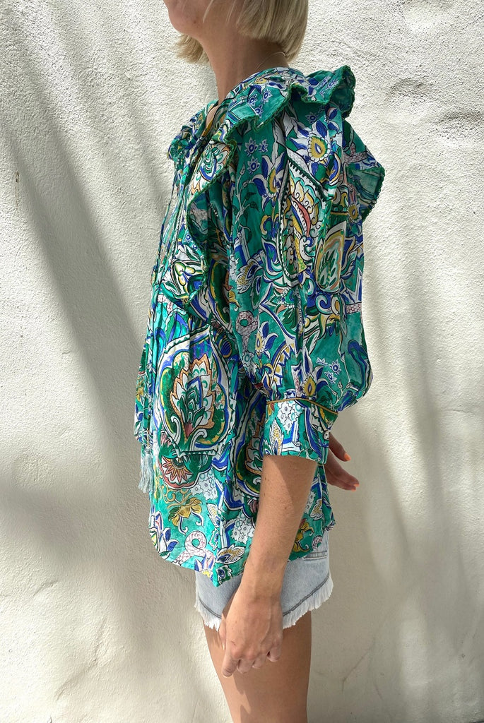 Zenji Blouse Ko Print